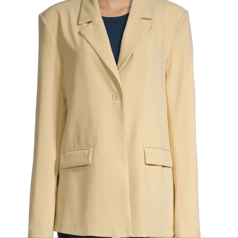 DANIELLE BERNSTEIN Camel summer blazer
